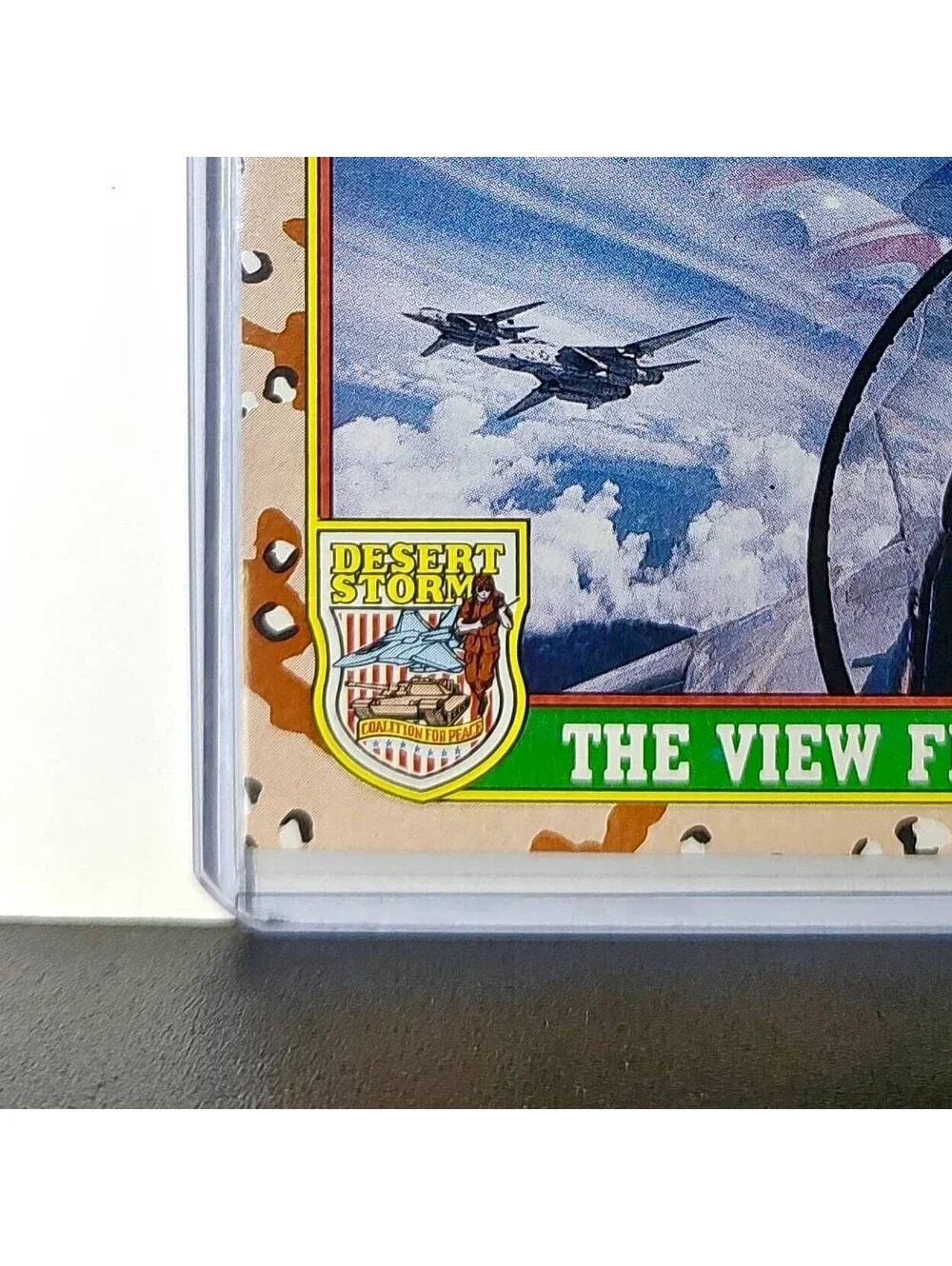 The View from Above 1991 Topps Desert Storm #81 Card - Picture 5 of 10